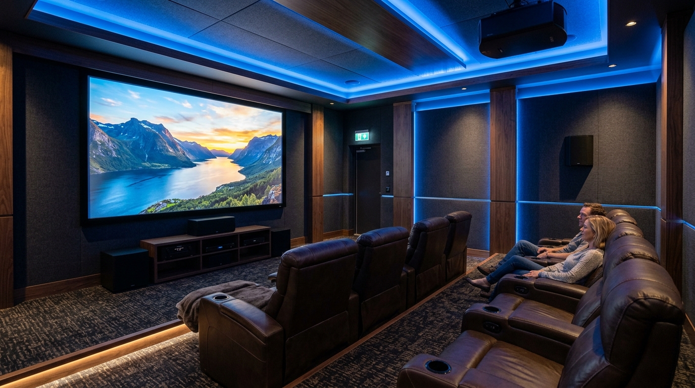 Titan TNS-100 100-Inch Electric Screen Review: Premium Home Theater Experience Featured Review